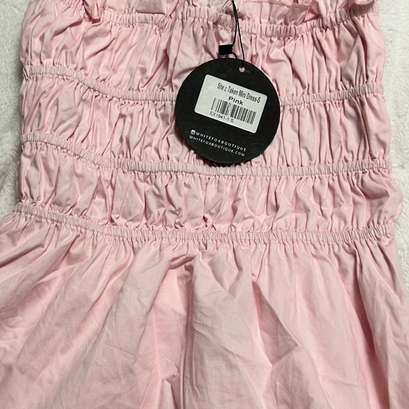 White Fox She's Taken Mini Dress - Pink - Brand New with Tags - Picture 4 of 8